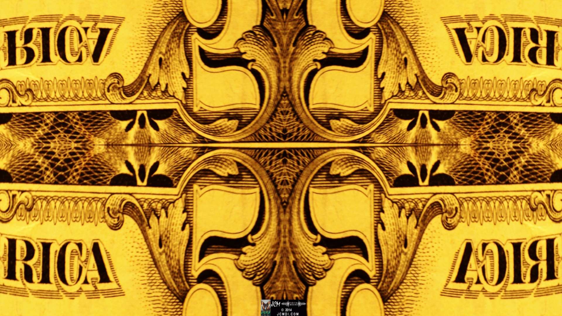 Making Monsters � U.S. Presidents and Paper Currency Quadroscopic Money Artwork